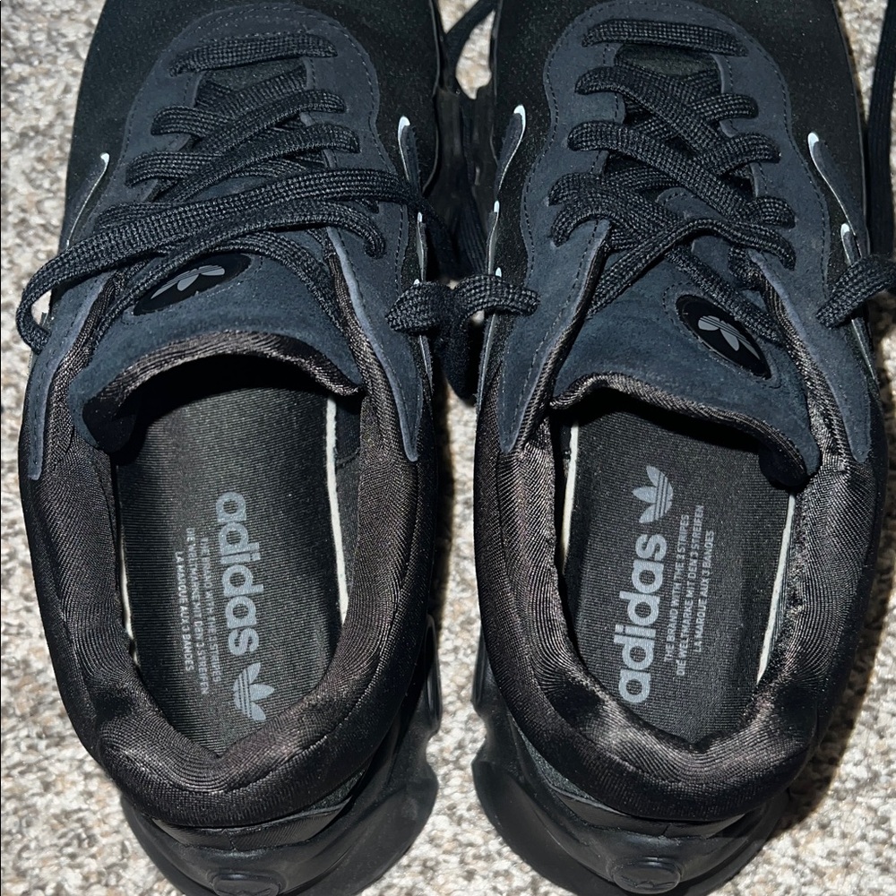 Adidas Adifom Megaride Triple Black Running Shoes With Box - Picture 8 of 11